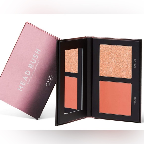 Haus Labs Lady Gaga Head Rush Blush Highlighter Duo Palette Untamed Intoxicate - Picture 2 of 10
